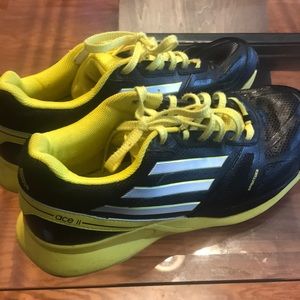 Adidas Black and Yellow